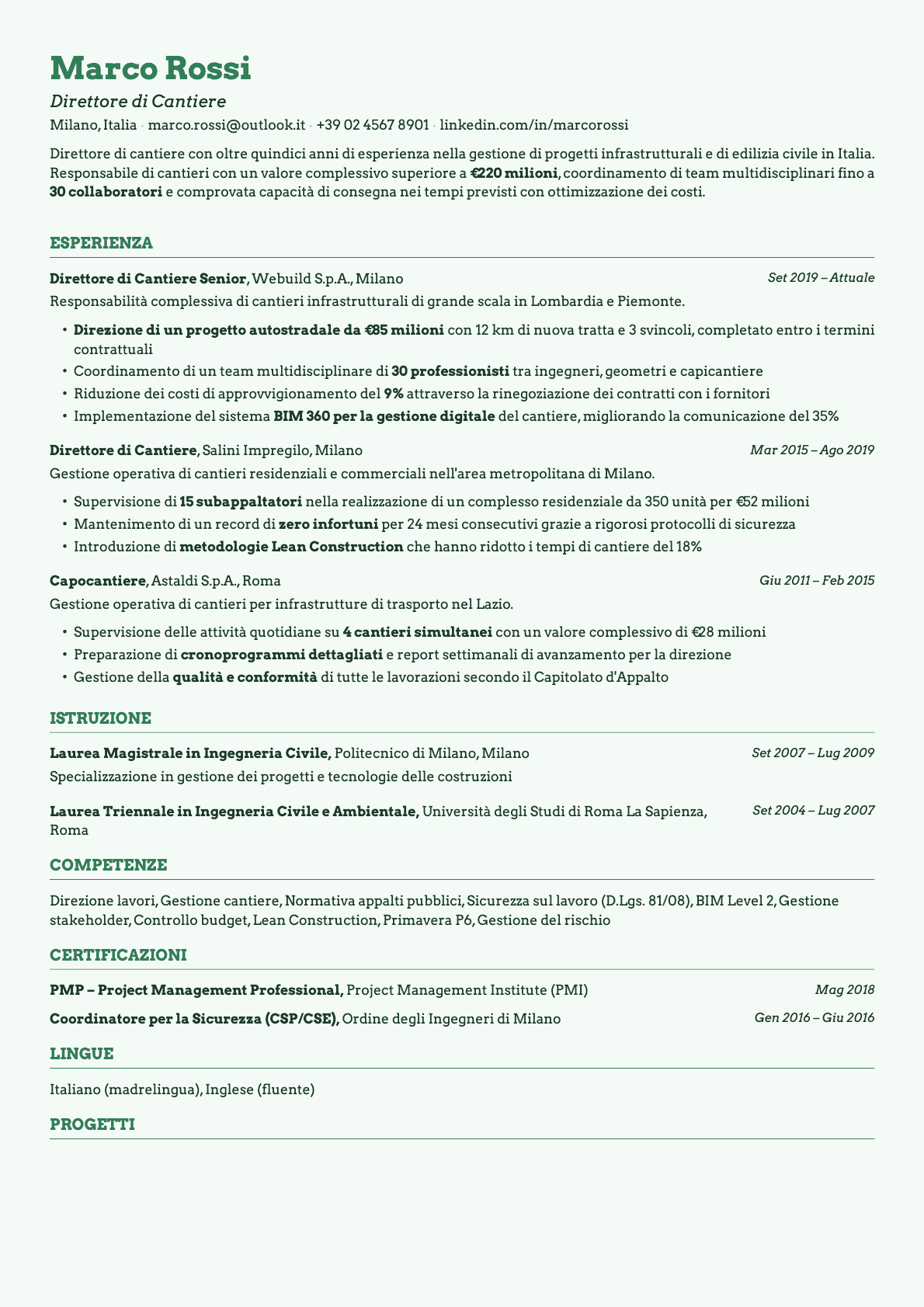 Emerald template preview